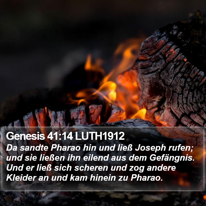 Genesis 41:14 LUTH1912 Bible Study