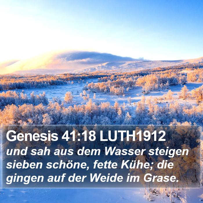 Genesis 41:18 LUTH1912 Bible Study