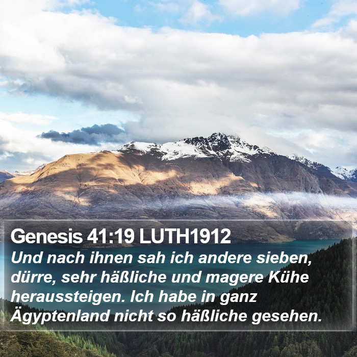Genesis 41:19 LUTH1912 Bible Study