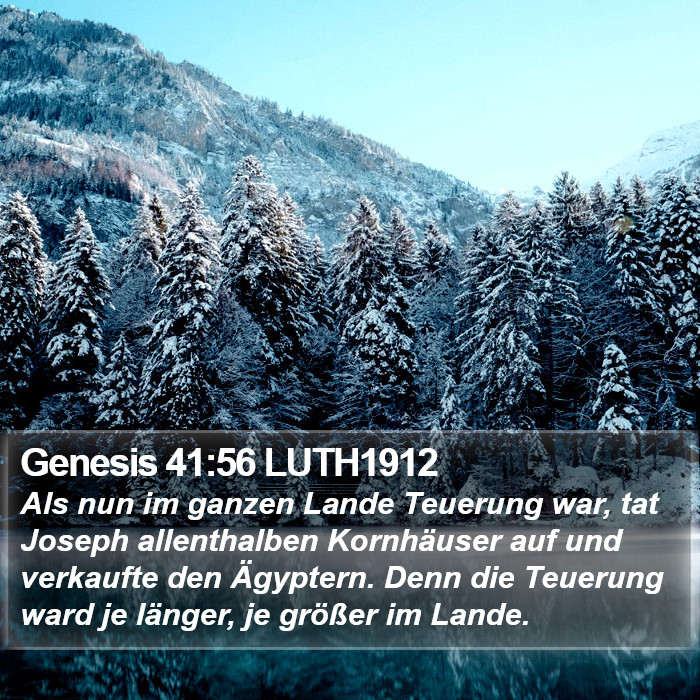 Genesis 41:56 LUTH1912 Bible Study