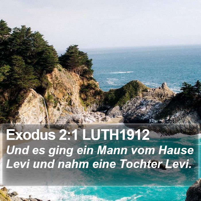 Exodus 2:1 LUTH1912 Bible Study