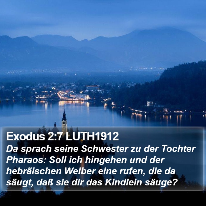 Exodus 2:7 LUTH1912 Bible Study