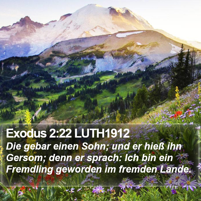 Exodus 2:22 LUTH1912 Bible Study