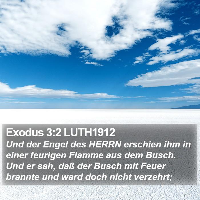 Exodus 3:2 LUTH1912 Bible Study
