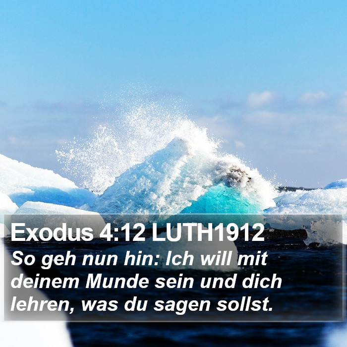 Exodus 4:12 LUTH1912 Bible Study