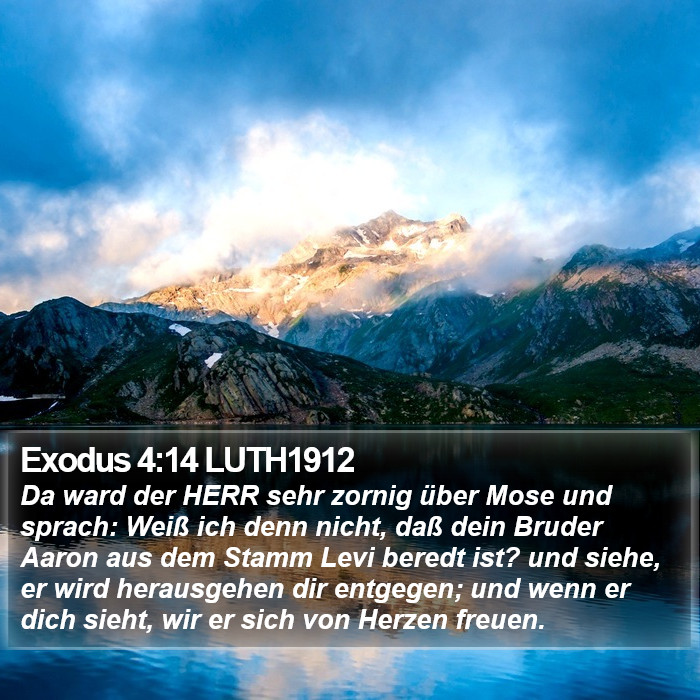 Exodus 4:14 LUTH1912 Bible Study