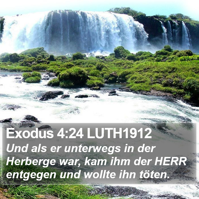 Exodus 4:24 LUTH1912 Bible Study