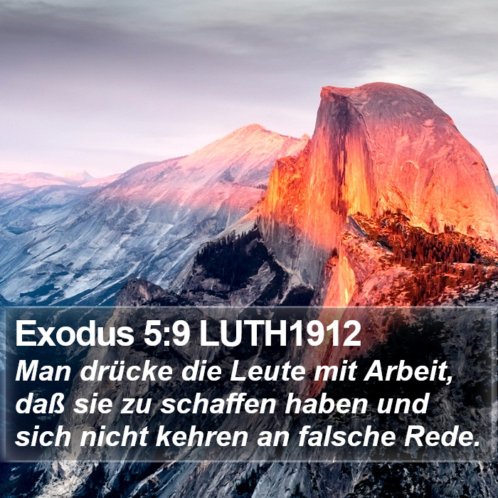 Exodus 5:9 LUTH1912 Bible Study