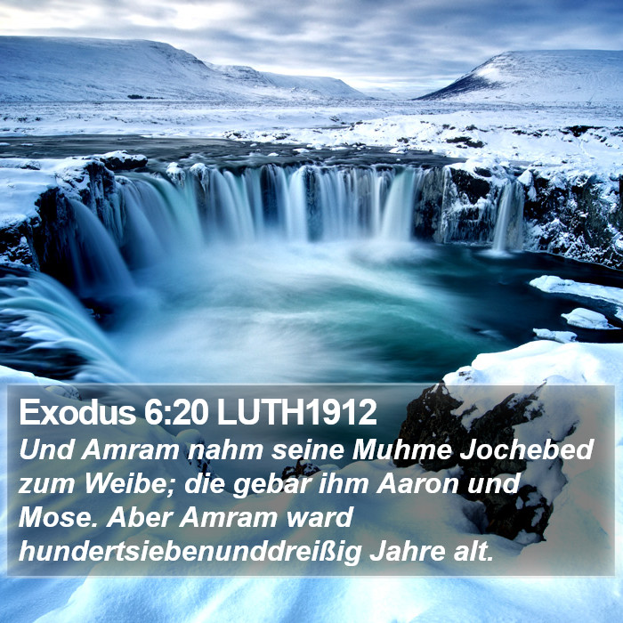 Exodus 6:20 LUTH1912 Bible Study