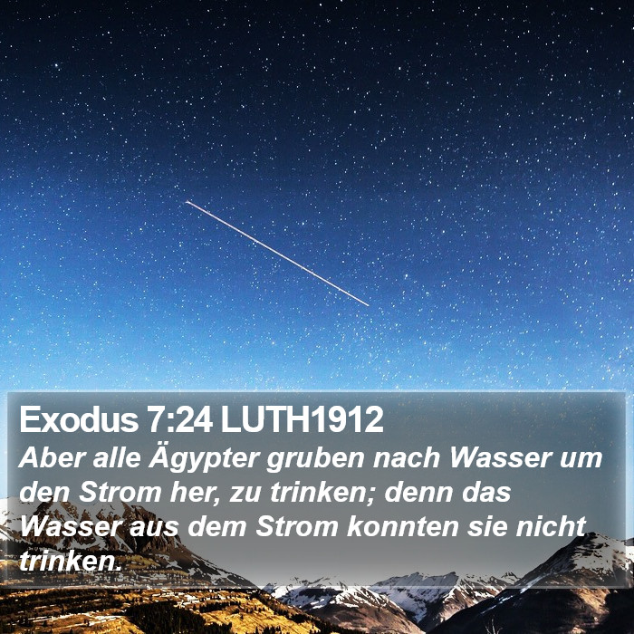 Exodus 7:24 LUTH1912 Bible Study
