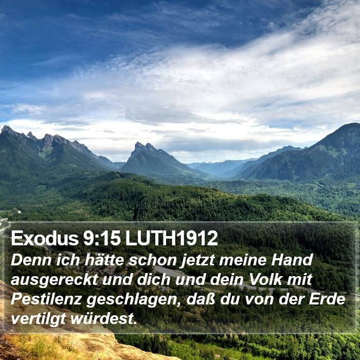 Exodus 9:15 LUTH1912 Bible Study