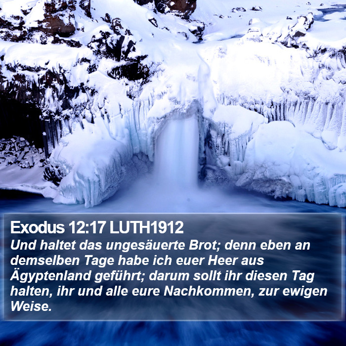 Exodus 12:17 LUTH1912 Bible Study