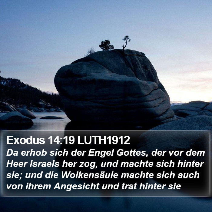 Exodus 14:19 LUTH1912 Bible Study