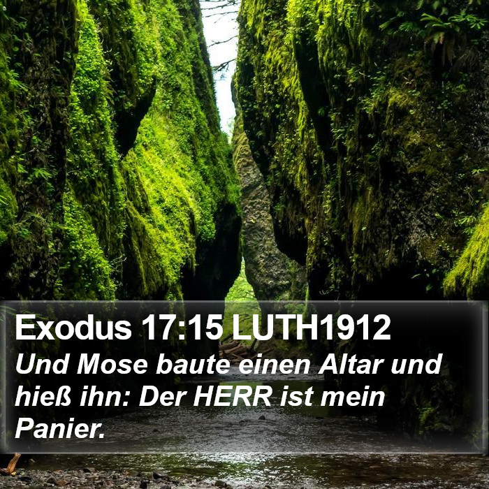 Exodus 17:15 LUTH1912 Bible Study