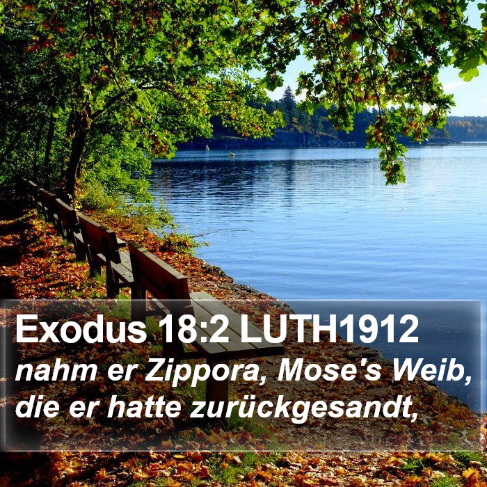 Exodus 18:2 LUTH1912 Bible Study