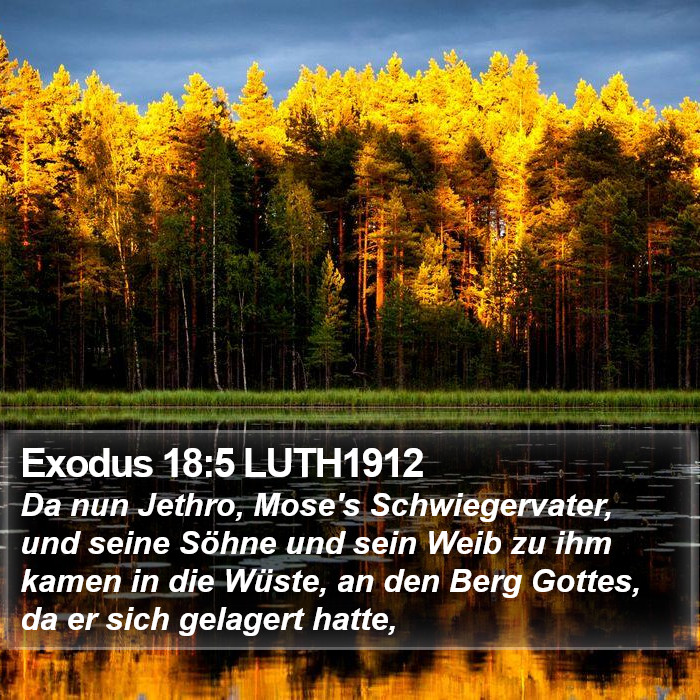 Exodus 18:5 LUTH1912 Bible Study