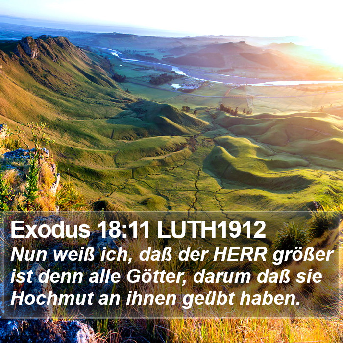 Exodus 18:11 LUTH1912 Bible Study