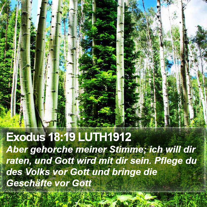 Exodus 18:19 LUTH1912 Bible Study