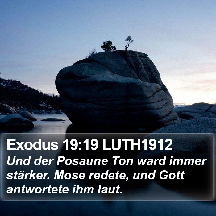 Exodus 19:19 LUTH1912 Bible Study