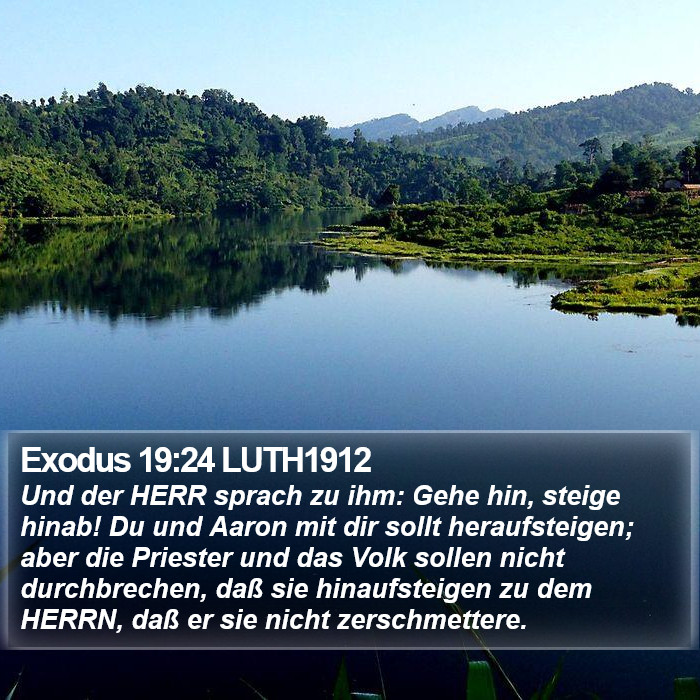 Exodus 19:24 LUTH1912 Bible Study