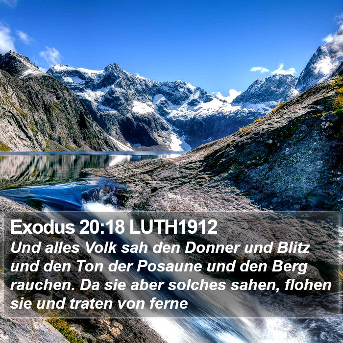 Exodus 20:18 LUTH1912 Bible Study