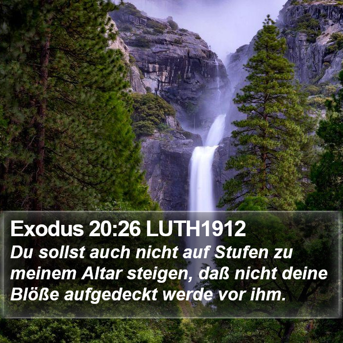 Exodus 20:26 LUTH1912 Bible Study