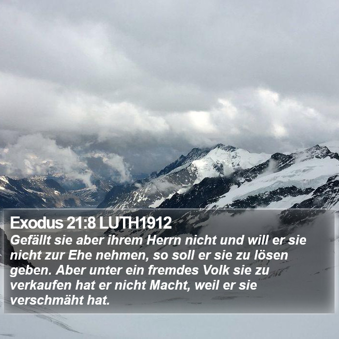 Exodus 21:8 LUTH1912 Bible Study