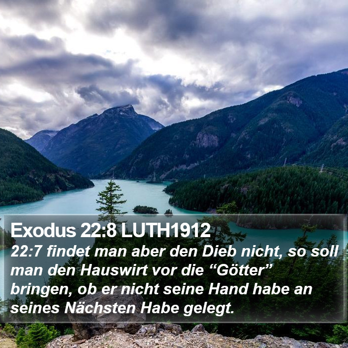 Exodus 22:8 LUTH1912 Bible Study