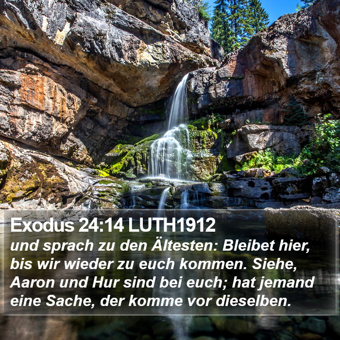 Exodus 24:14 LUTH1912 Bible Study