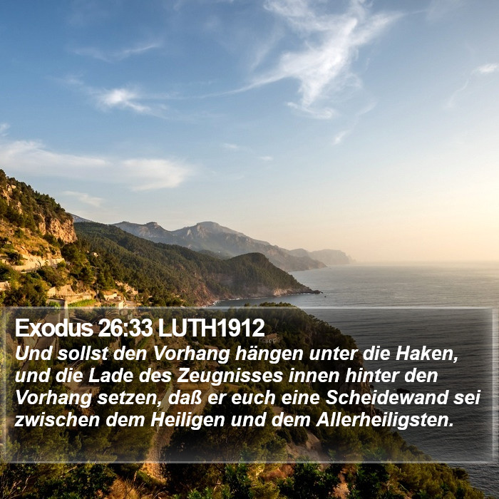 Exodus 26:33 LUTH1912 Bible Study
