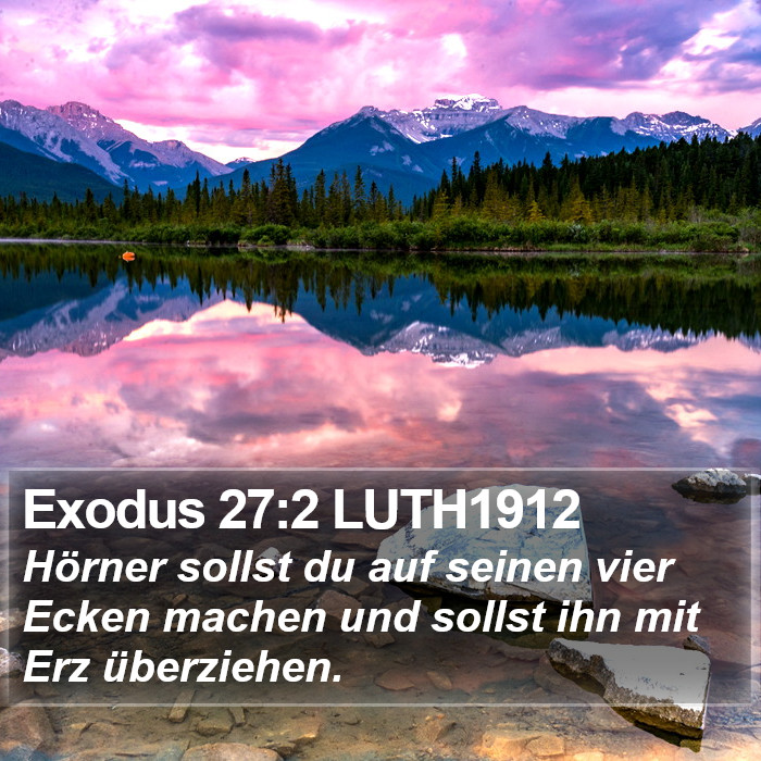 Exodus 27:2 LUTH1912 Bible Study