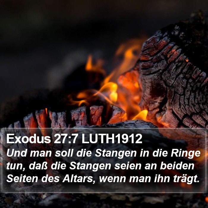 Exodus 27:7 LUTH1912 Bible Study