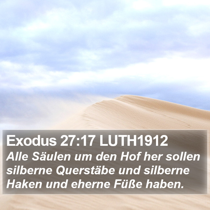 Exodus 27:17 LUTH1912 Bible Study