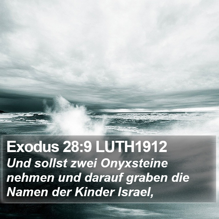 Exodus 28:9 LUTH1912 Bible Study