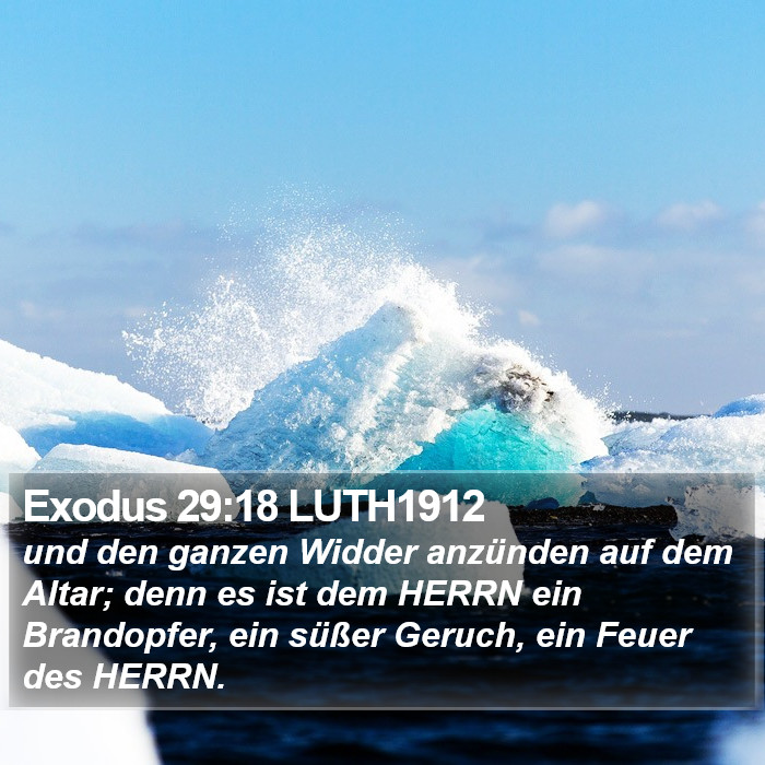 Exodus 29:18 LUTH1912 Bible Study