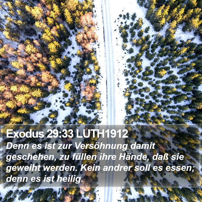 Exodus 29:33 LUTH1912 Bible Study