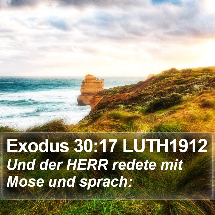 Exodus 30:17 LUTH1912 Bible Study