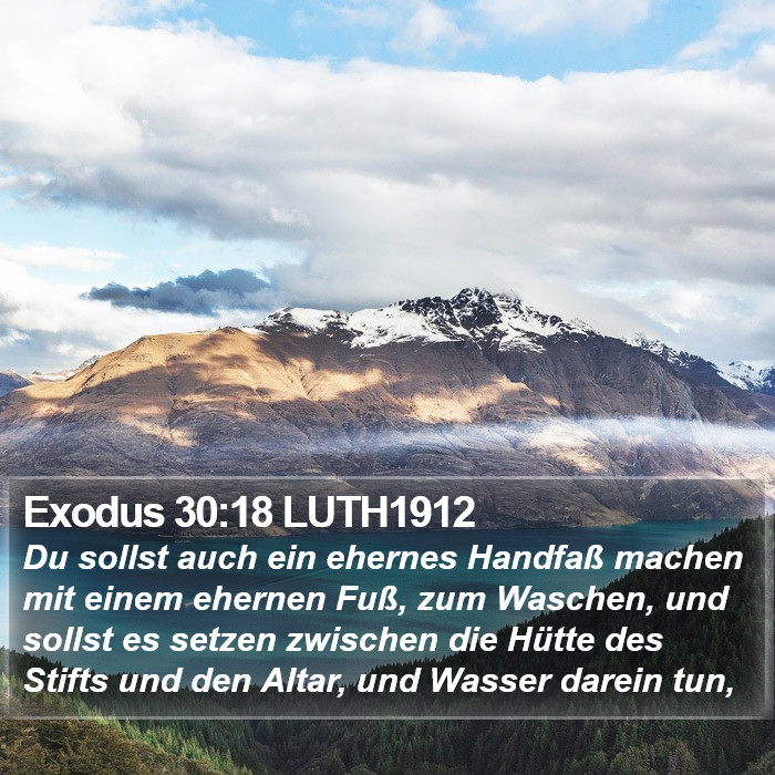 Exodus 30:18 LUTH1912 Bible Study