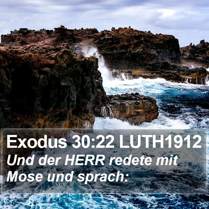 Exodus 30:22 LUTH1912 Bible Study