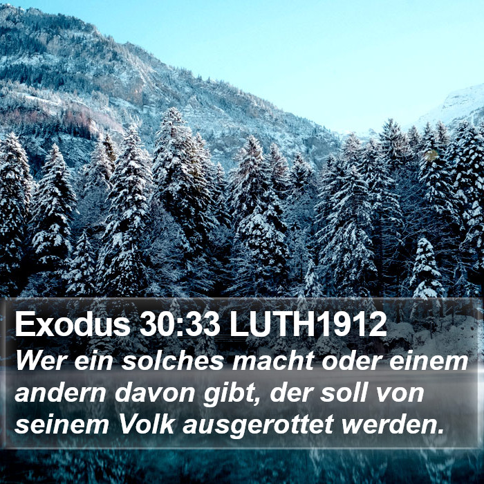 Exodus 30:33 LUTH1912 Bible Study