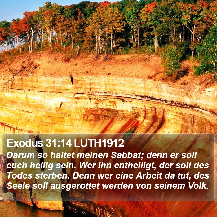 Exodus 31:14 LUTH1912 Bible Study