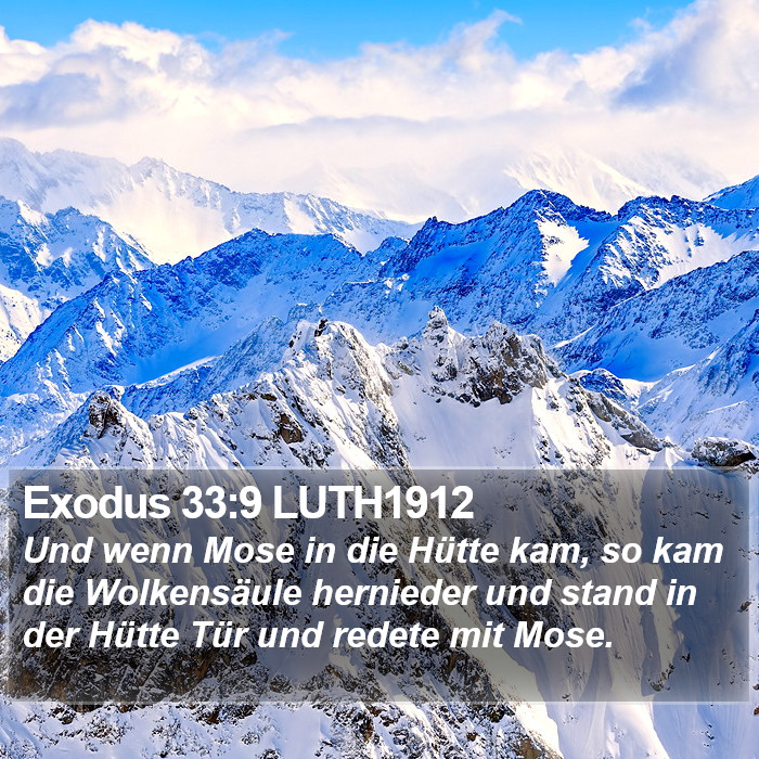 Exodus 33:9 LUTH1912 Bible Study