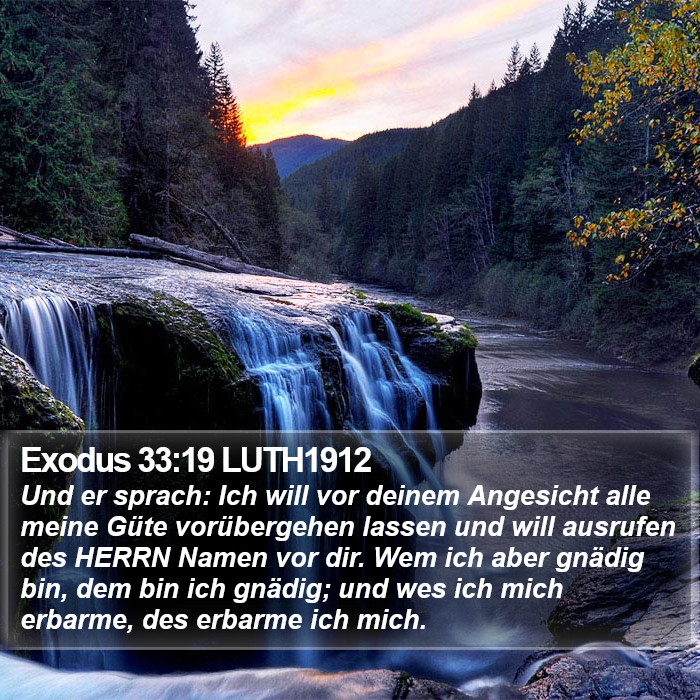 Exodus 33:19 LUTH1912 Bible Study
