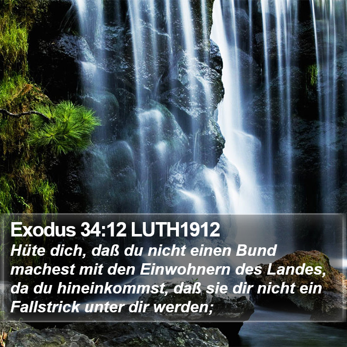 Exodus 34:12 LUTH1912 Bible Study