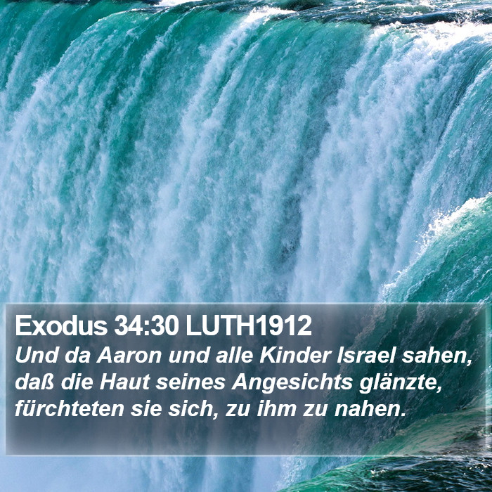 Exodus 34:30 LUTH1912 Bible Study