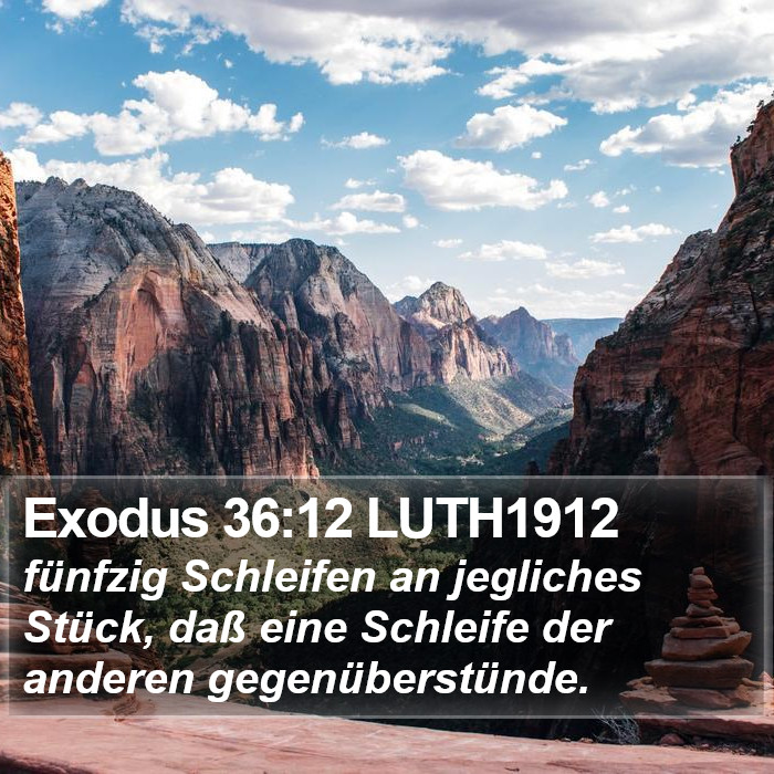 Exodus 36:12 LUTH1912 Bible Study