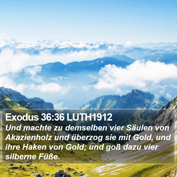 Exodus 36:36 LUTH1912 Bible Study