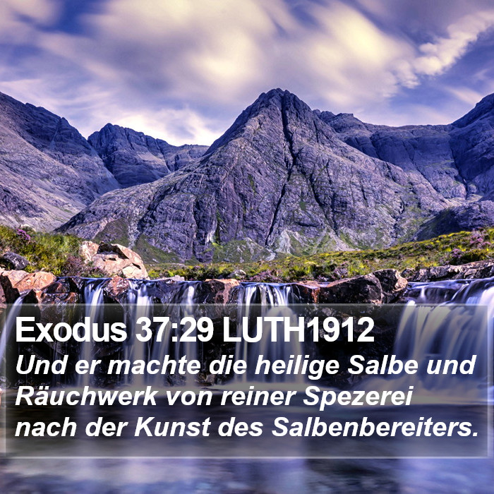 Exodus 37:29 LUTH1912 Bible Study