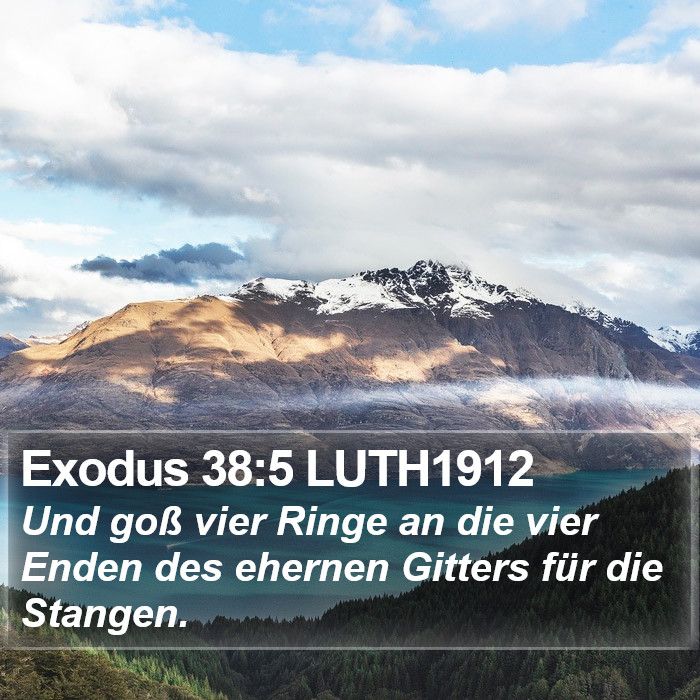 Exodus 38:5 LUTH1912 Bible Study
