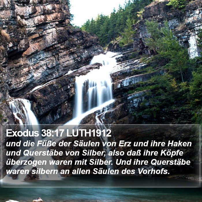 Exodus 38:17 LUTH1912 Bible Study